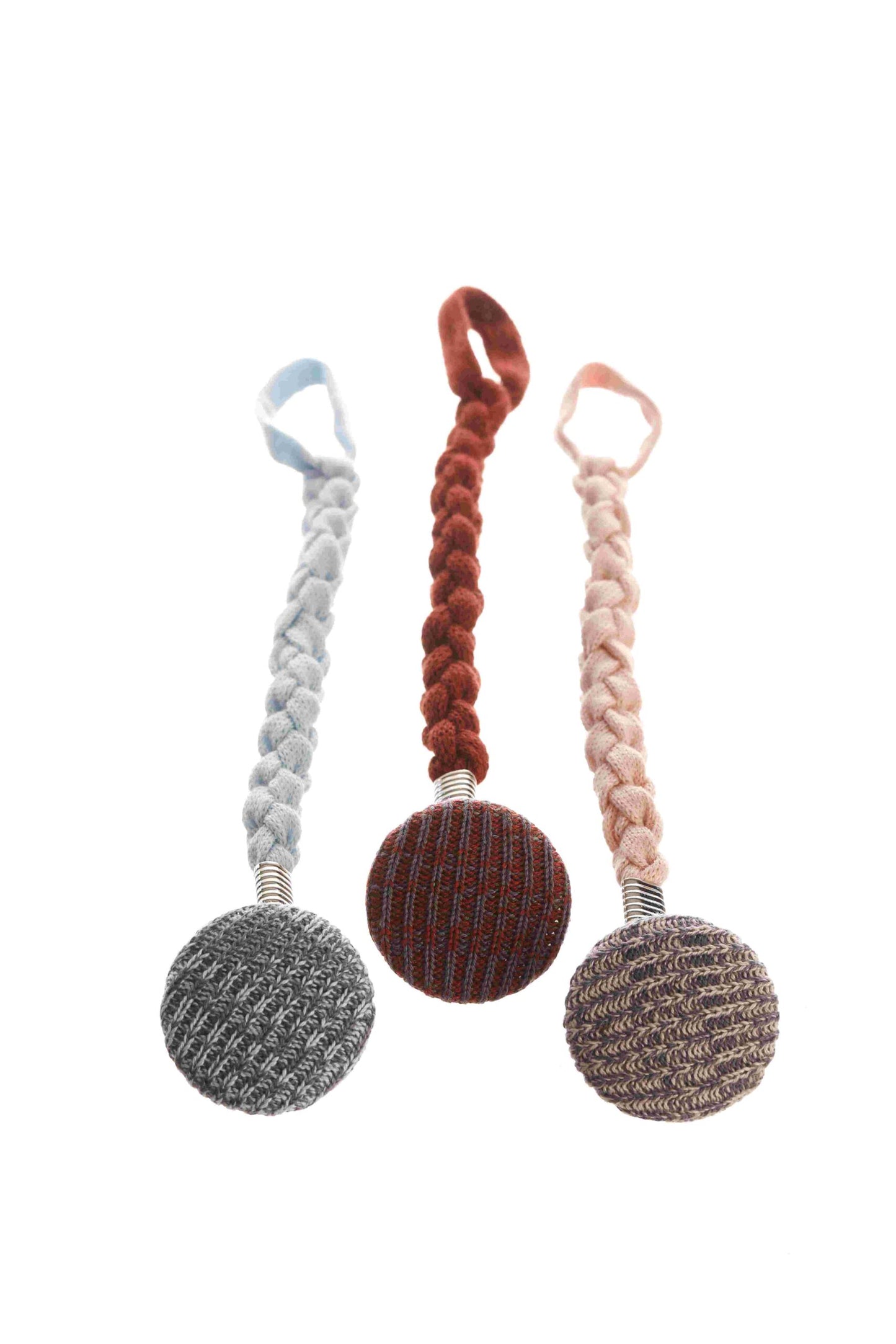 מחזיק מוצץ סרוג משולב