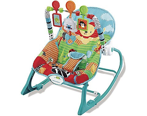 תלת אופן מתקפל עם מושב מסתובב 4 שלבים INFANTI - שחור צהוב