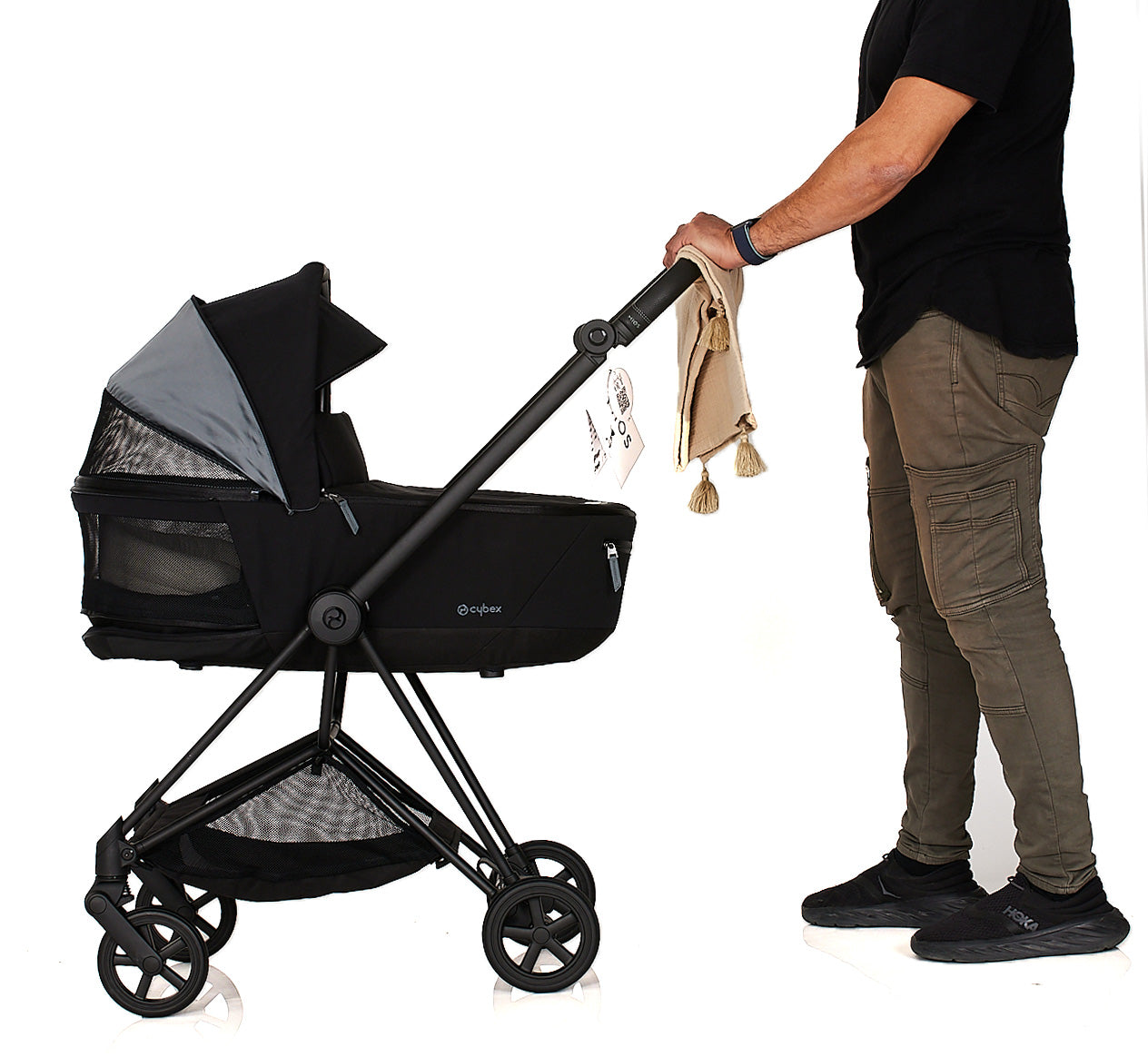 עגלת מיוס 3 Mios - שחור ALL BLACK סייבקס