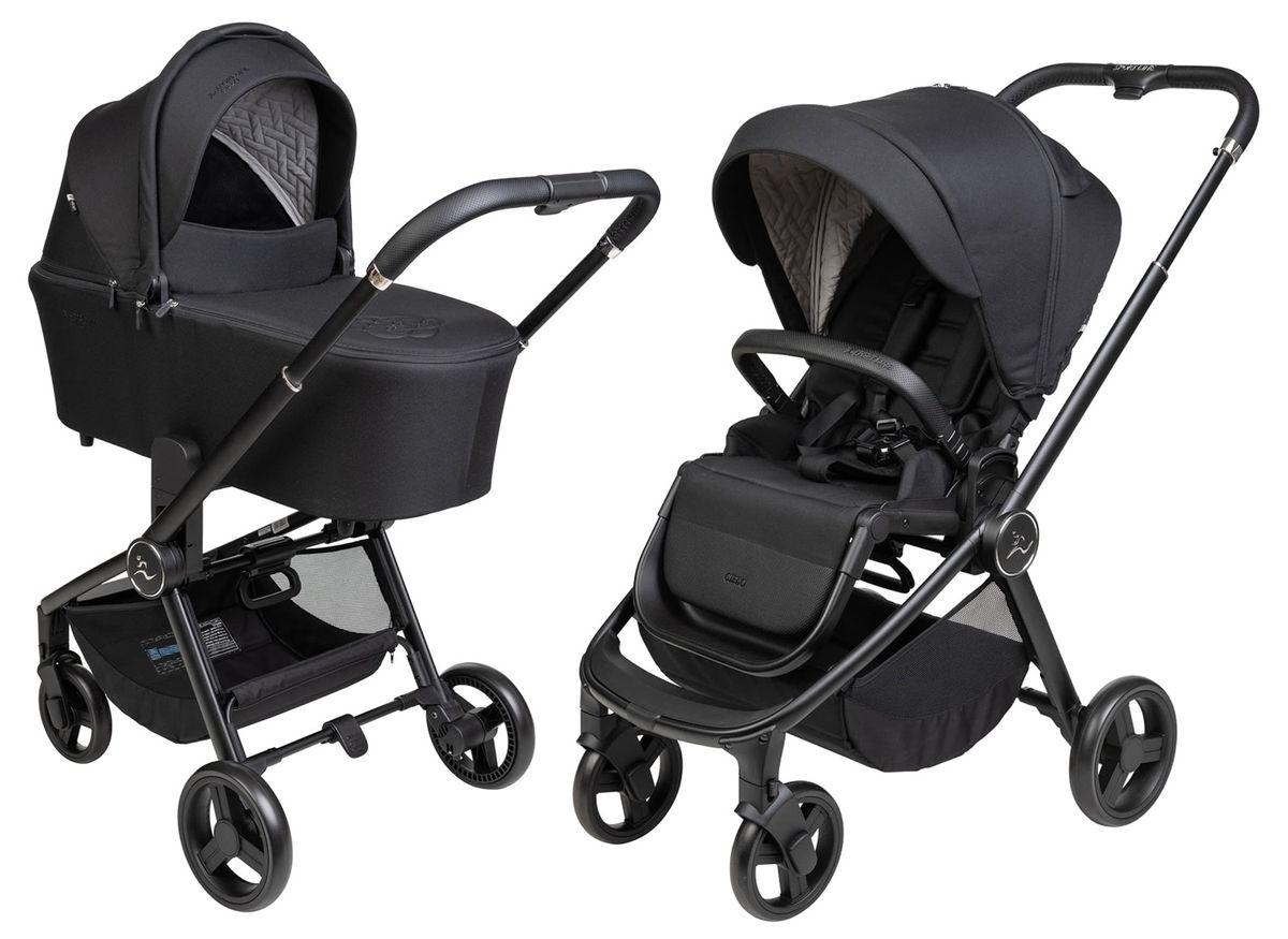 עגלה משולבת ספורטליין בייסיק אפור