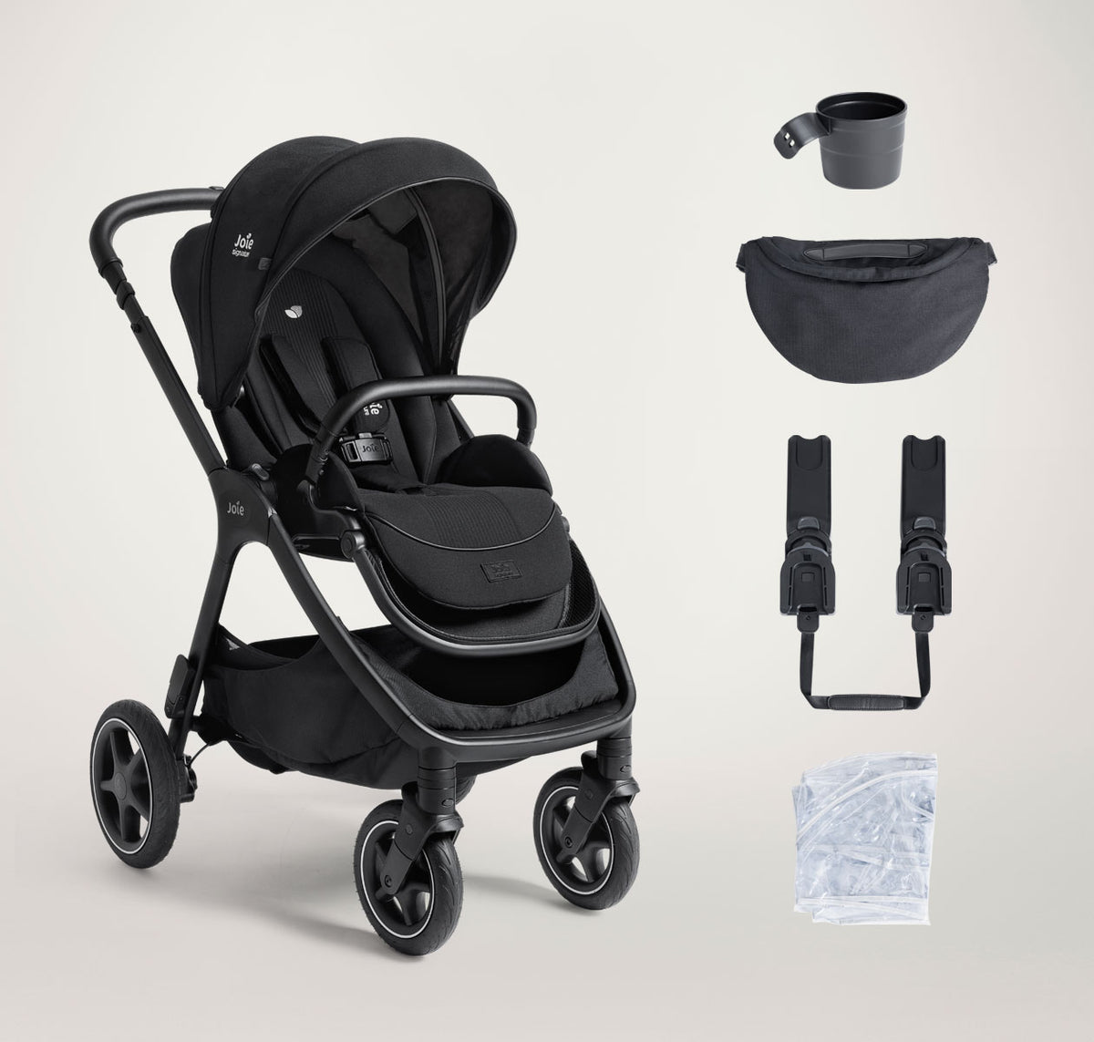 עגלת תינוק המתאימה מלידה finiti™ Signature - שחור Eclipse