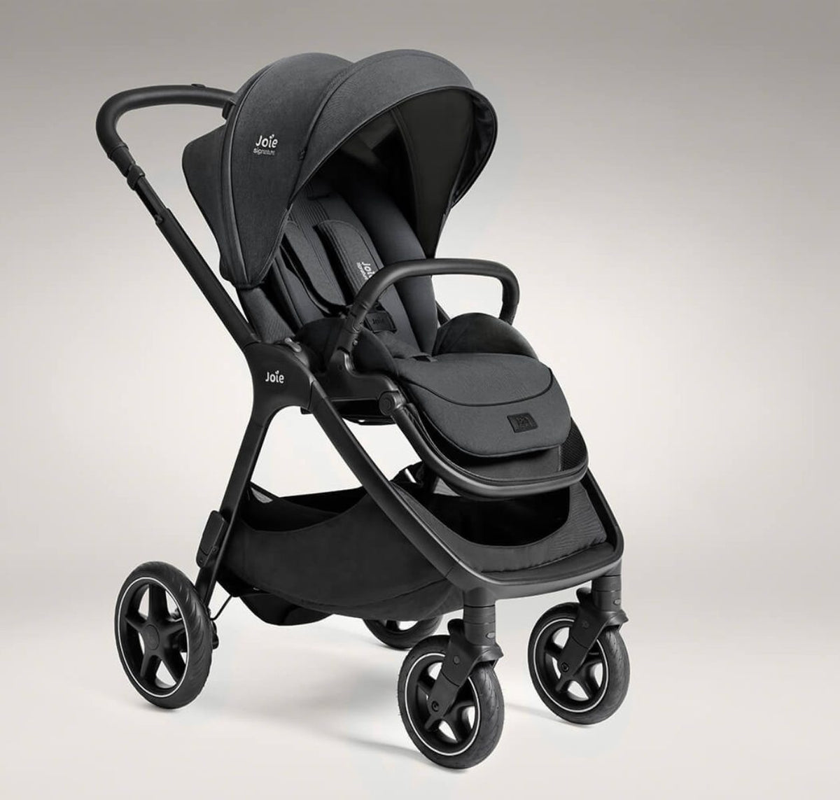 עגלת תינוק המתאימה מלידה finiti™ Signature - אפור כהה Ebony