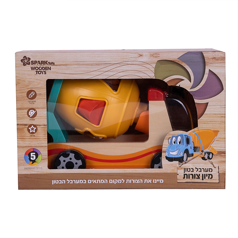 מערבל בטון - מיון צורות