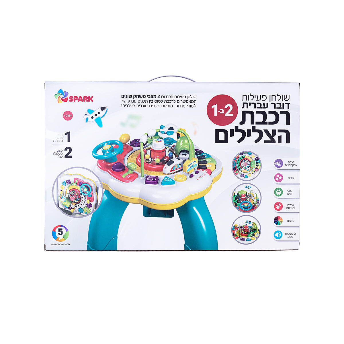 שולחן פעילות - רכבת הצלילים