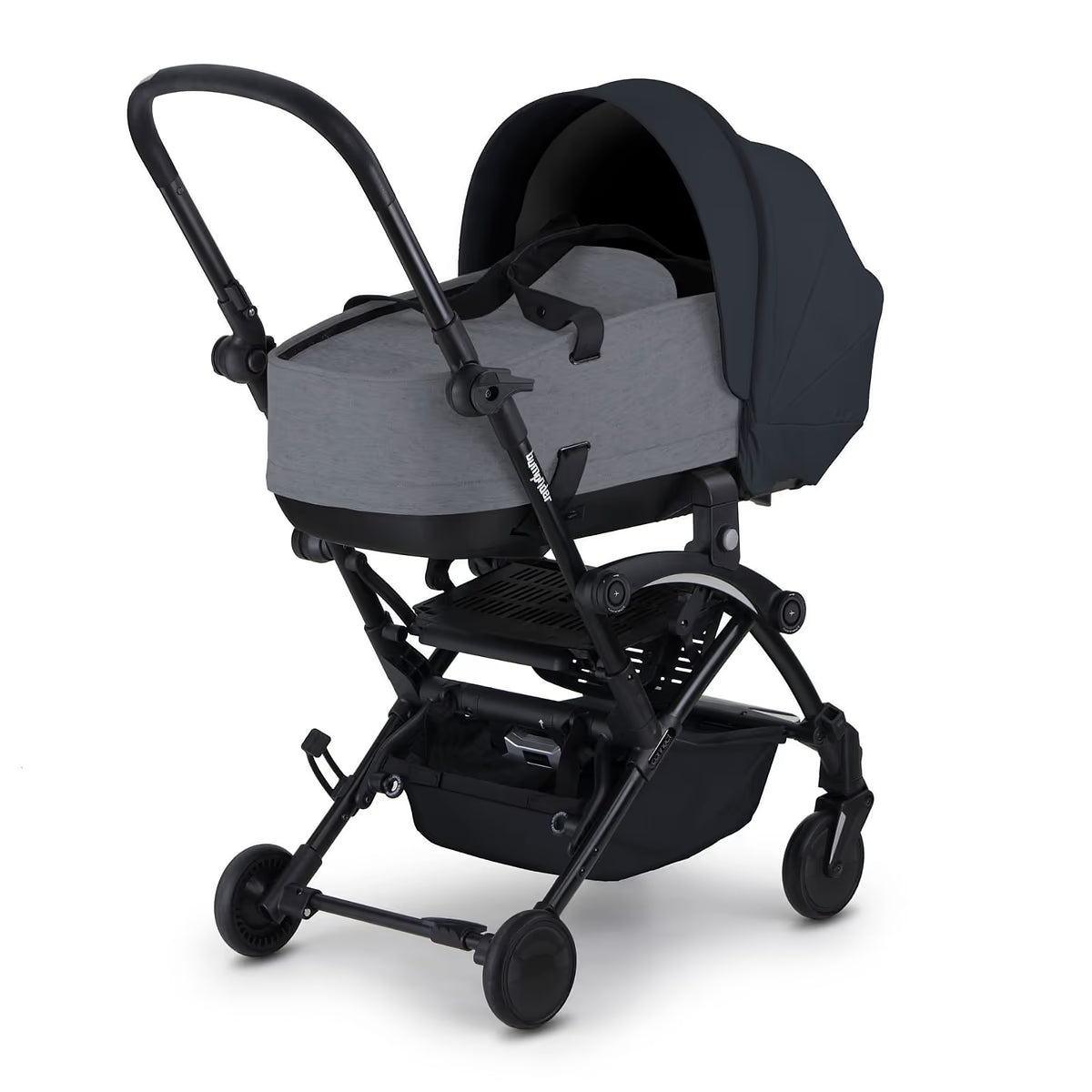 סל שכיבה לעגלה Connect 3 Bassinet - שחור/אפור
