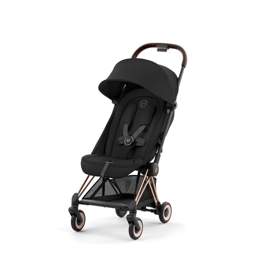 עגלת תינוק Coya רוזגולד sepia black CYBEX