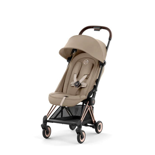 עגלת תינוק Coya רוזגולד Cozi Beige סייבקס CYBEX
