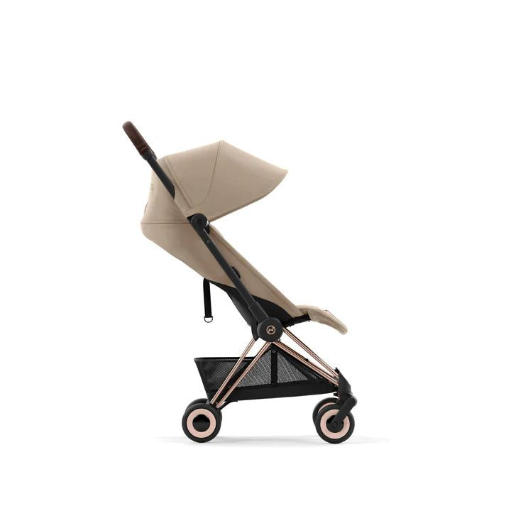 עגלת תינוק Coya רוזגולד Cozi Beige סייבקס CYBEX