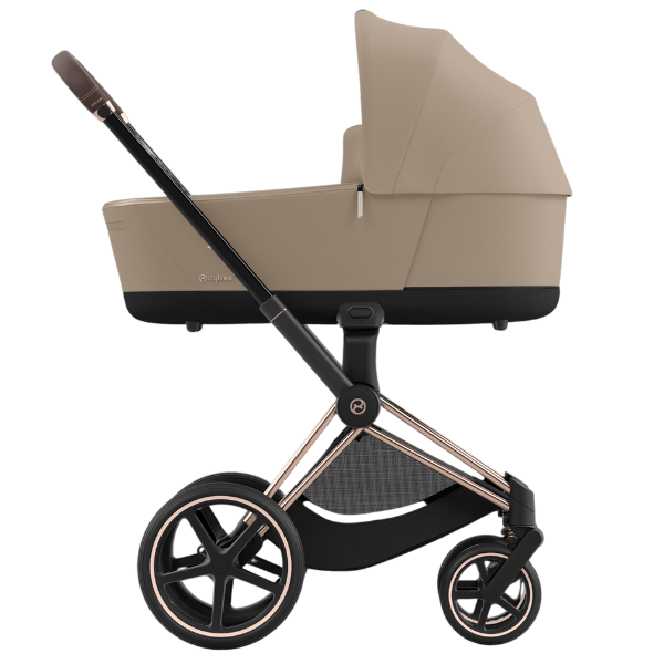 עגלת תינוק רוז גולד Priam 4 Cozi beige CYBEX