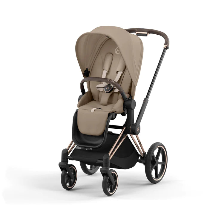 עגלת תינוק רוז גולד Priam 4 Cozi beige CYBEX