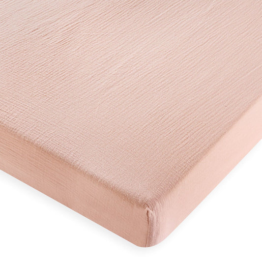 סדין מיטה טטרא GOOD VIBES ורוד