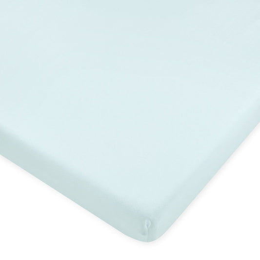 סדין למיטת מטר בודד ג'רזי תכלת cozy