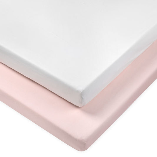 זוג סדינים למיטת מטר ג'רזי ורוד cozy