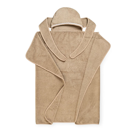 מגבת קשירה וכובע תחרה - לאורה