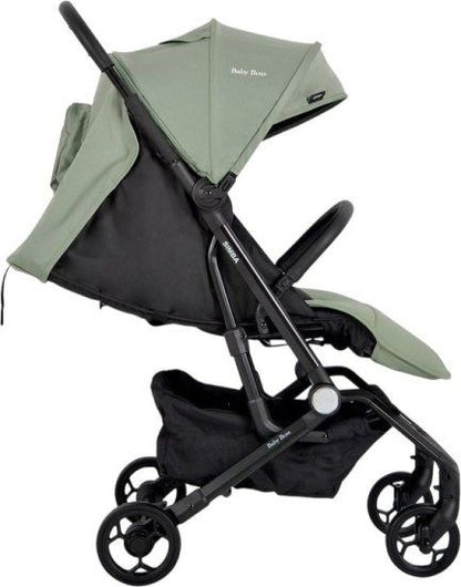 טיולון דגם סימבה 2 מבית Baby Boss - צבע שחור/ירוק/בז