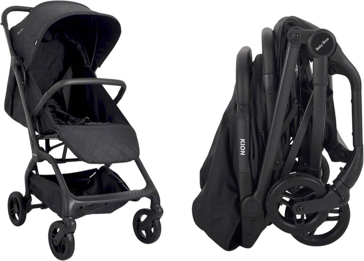 טיולון דגם קיון מבית Baby Boss - צבע שחור/בז'