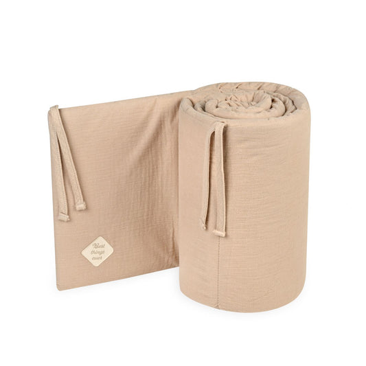 מגן ראש למיטת תינוק טטרא חום GOOD THINGS