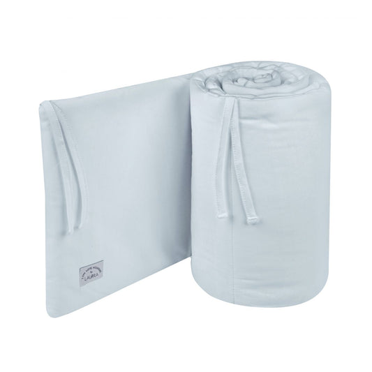 מגן ראש למיטת תינוק חלק ג'רזי תכלת mountain