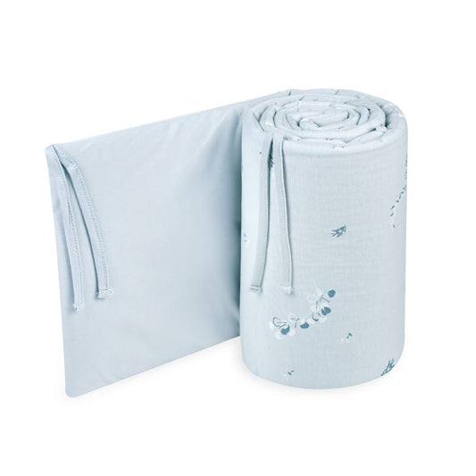 מגן ראש למיטת תינוק עלים כחולים