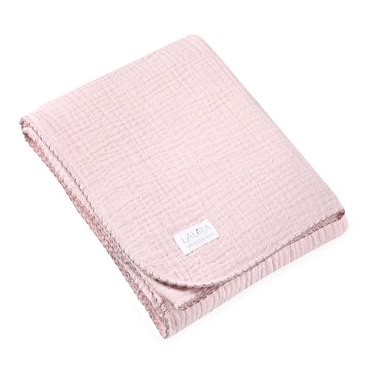 שמיכת טטרא ורודה 75X100 cozy