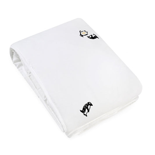 שמיכה לעריסה/עגלה מודפס פינגווין