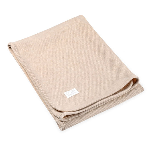 שמיכת קיץ סטריפ בז' 75/100 ס"מ