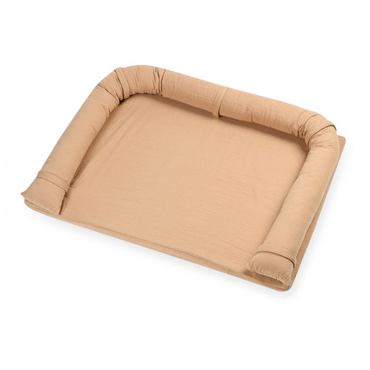 משטח החתלה ג'קארד חום