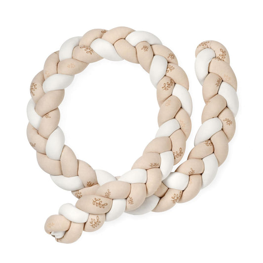 כרית נחשוש קלועה ורדים מודפס