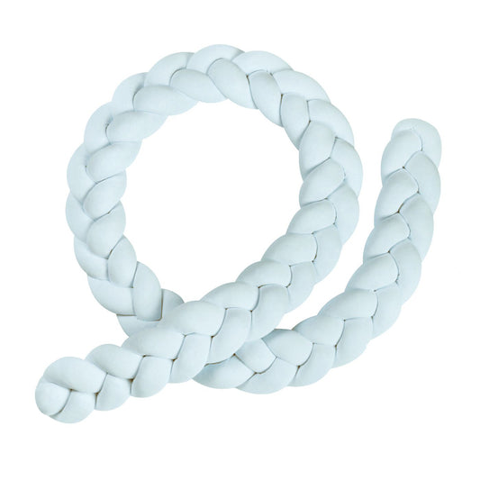 כרית נחשוש קלועה תכלת mountain