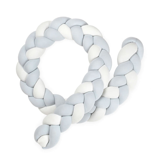 כרית נחשוש קלועה לעריסה תכלת mountain