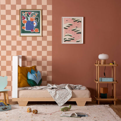 מיטת תינוק ספיריט לבן + טבעי –  8 ב1