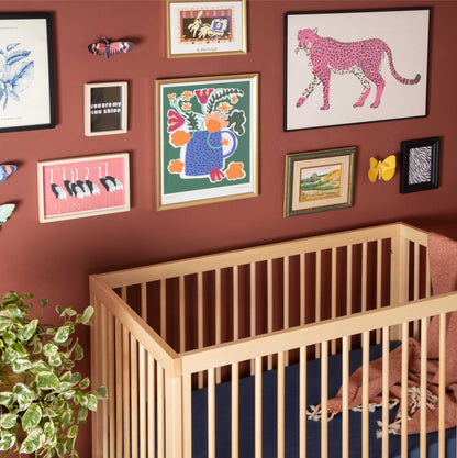 מיטת תינוק רוז טבעי – 4 ב1