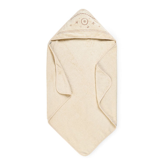 מגבת כובע תחרה חומה