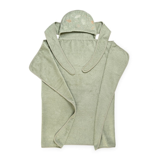 מגבת קשירה וכובע יער