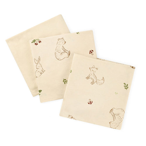 שלישיית חיתולי טריקו 70X70 ס"מ Woodland