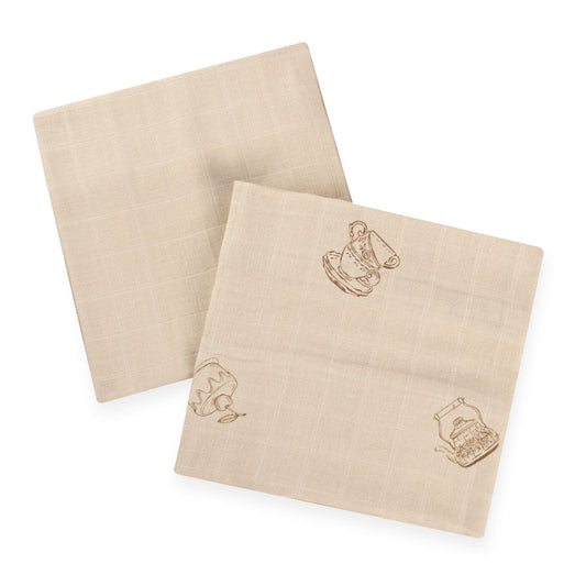 זוג חיתולי במבוק 60*60 ס"מ Teddy bear