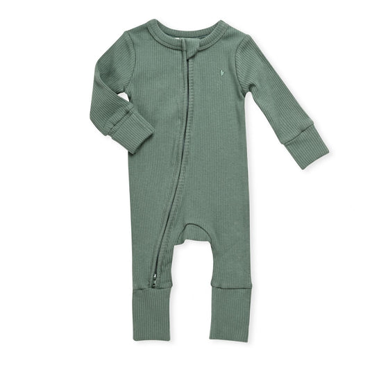 אוברול ארוך עם ריצ'רץ' Organic לתינוק ירוק