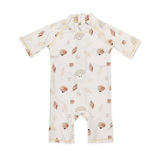 בגד ים אוברול צדפים 12-18M