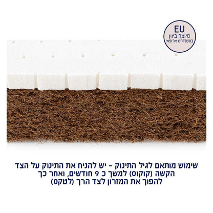 STELO מזרן נושם לתינוק שומר על טמפ’ הגוף