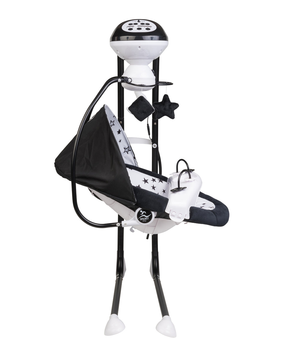 כדור סיליקון קלאסי לפעוט עם חרוזים Oball - אדום