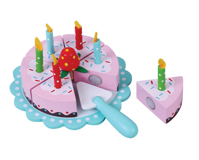 משחק חגיגת יום הולדת מעץ פיט טויז pit-toys