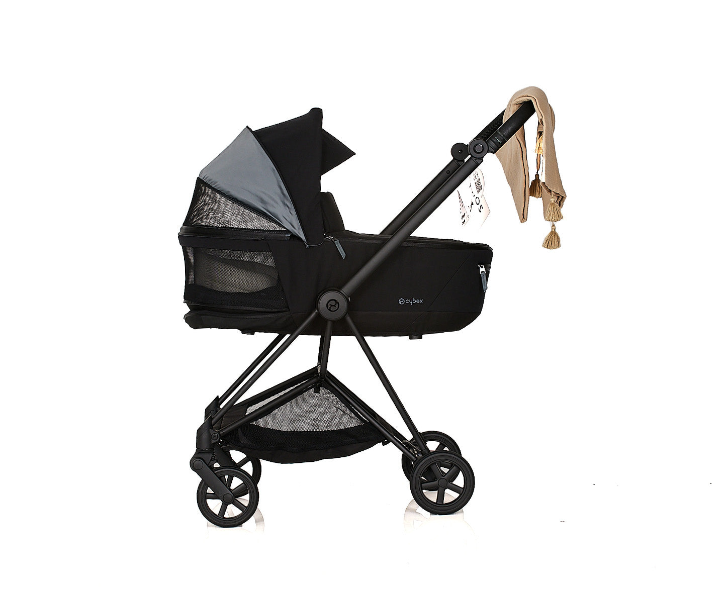 עגלת מיוס 3 Mios - שחור   ALL BLACK סייבקס