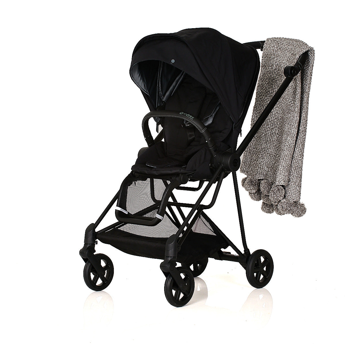 עגלת מיוס 3 Mios - שחור   ALL BLACK סייבקס