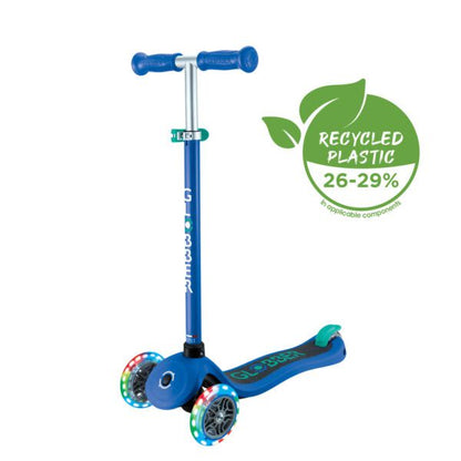 קורקינט לילדים פרימו לייטס אנודייז אורות בגלגלים וידית בגובה משתנה - Globber