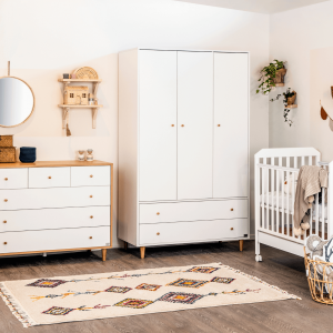 ארון ילדים אור לבן+אגוז