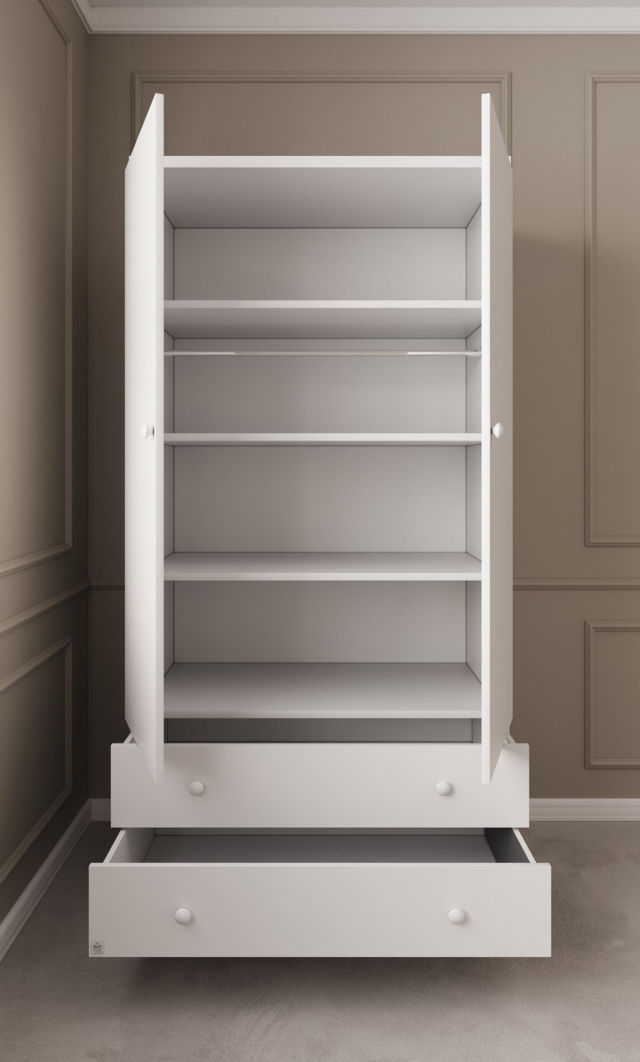 ארון דור לבן