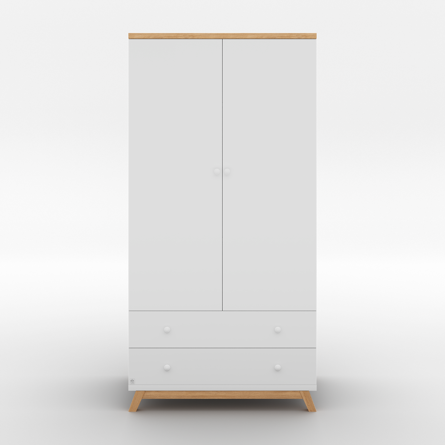 ארון דור לבן טבעי