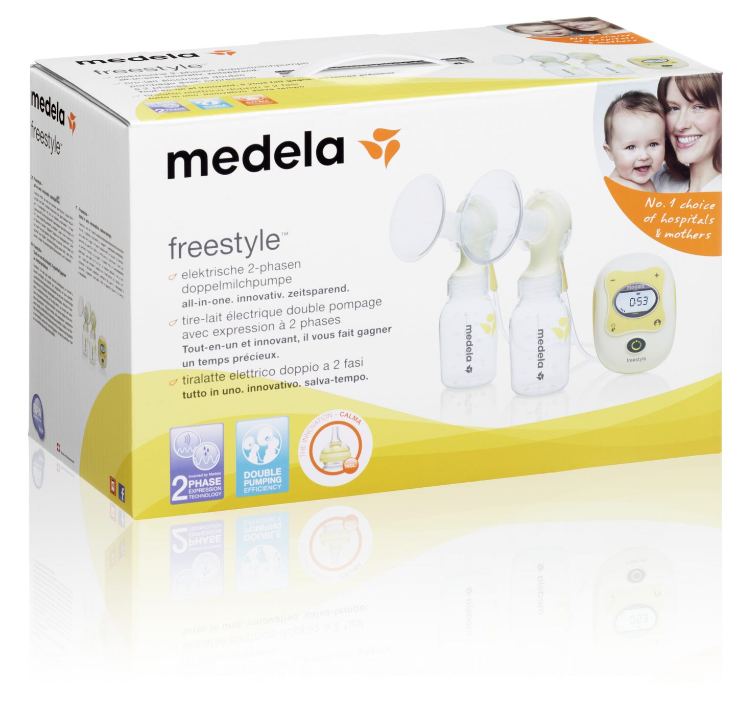 משאבת חלב סווינג מקסי דו צדדית MEDELA