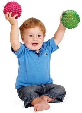 רביעיית כדורי תחושות / עיסוי עם זיזים בגודל 7.5 ס"מ פיט טויס – Pit Toys