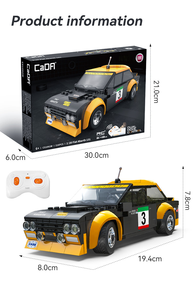 מכונית מרוץ קלאסית - CaDA Fiat Abarth 131